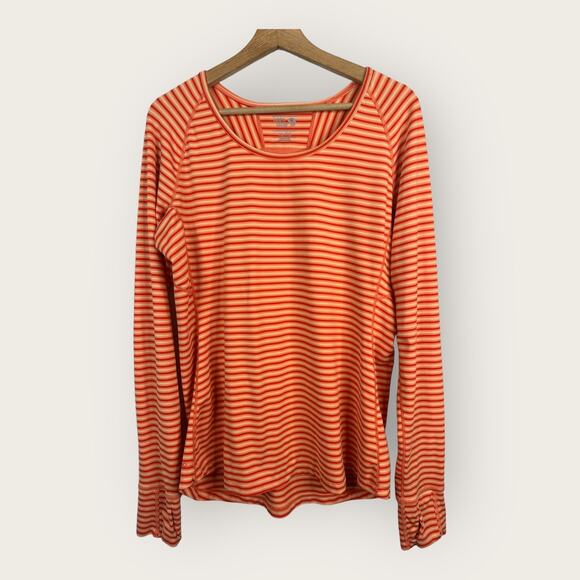 Mountain Hardwear Womens XL Butterlicious Stripe Crew Neck Sweatshirt 1700421 - Picture 1 of 11